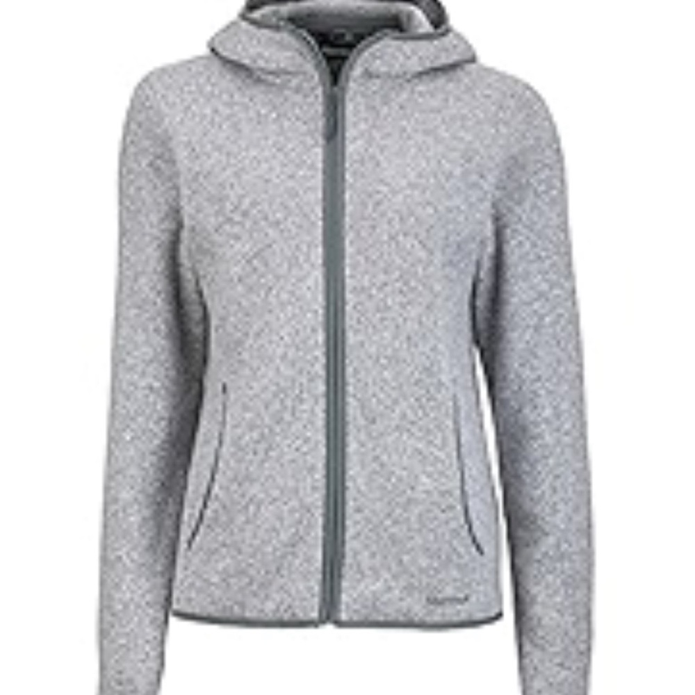 Marmot Women’s Light Gray Fleece Jacket